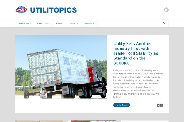 LuxMag theme site design template sample