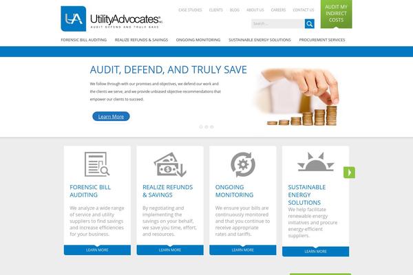 Site using Easy WordPress Parallax Slider plugin
