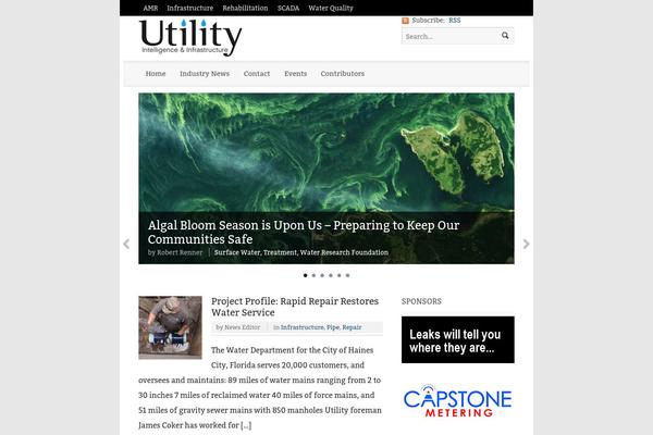 Currents theme site design template sample