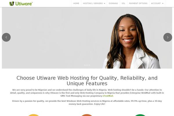 Servereast theme site design template sample