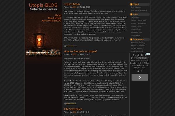 Dark [theme In Modified Directory] theme site design template sample