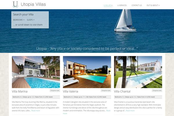 Spike theme site design template sample