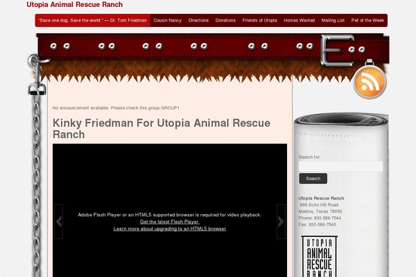 Dogs Life theme site design template sample
