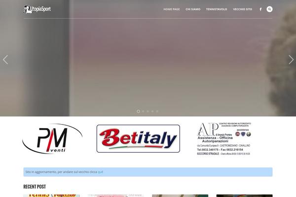 Porcelain theme site design template sample