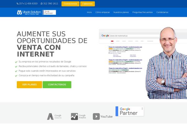utopic.co site used Divi-childtheme