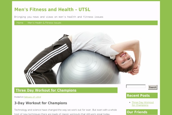 PersonalTrainer theme site design template sample