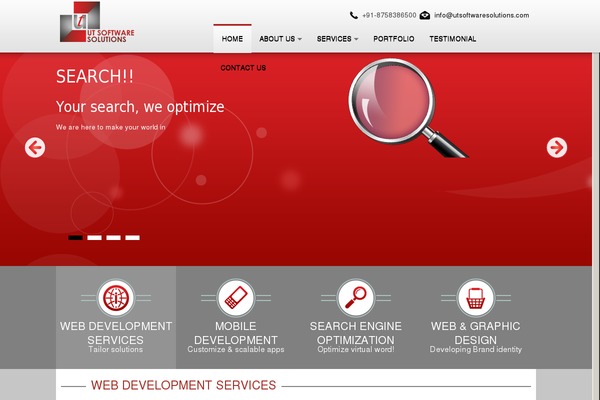 utsoftwaresolutions.com site used Sdp