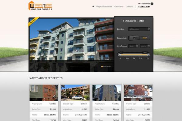utstudentcondos.com site used Homequest