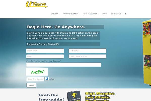Alora theme site design template sample