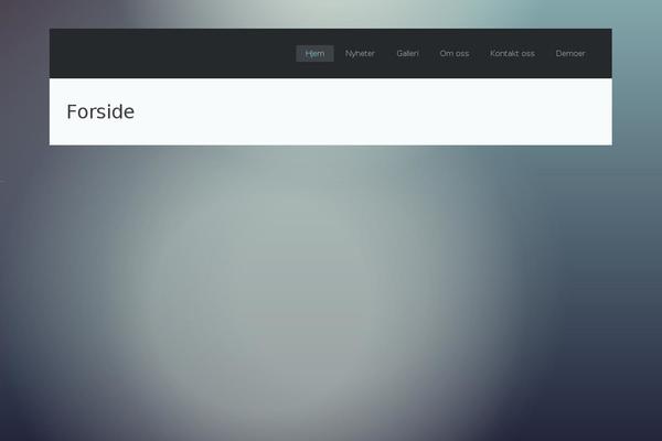 Site using Widgetkit plugin