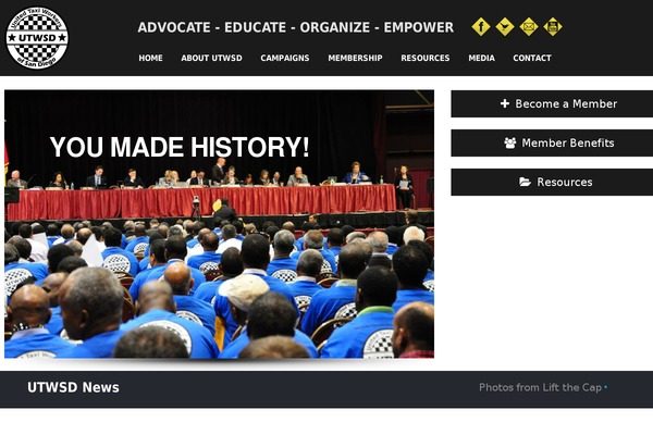 Ultimatum theme site design template sample