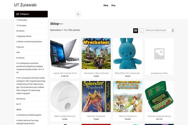 Open Shop theme site design template sample