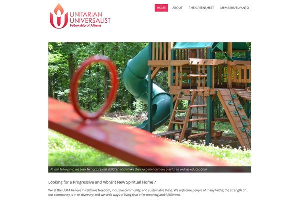 Uua-congregation theme site design template sample