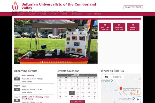 Uua-congregation-child theme site design template sample