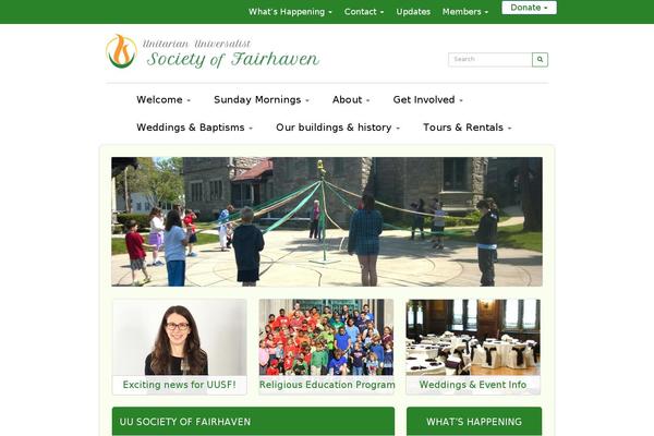 uufairhaven.org site used Fairhaven
