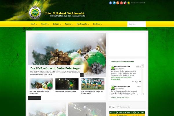 Shoutbox theme site design template sample