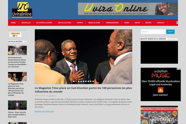 Site using Blog Layout by WebLumia Infomatics plugin