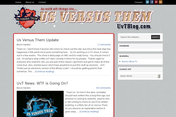 Site using Genesis Social Profiles Menu plugin