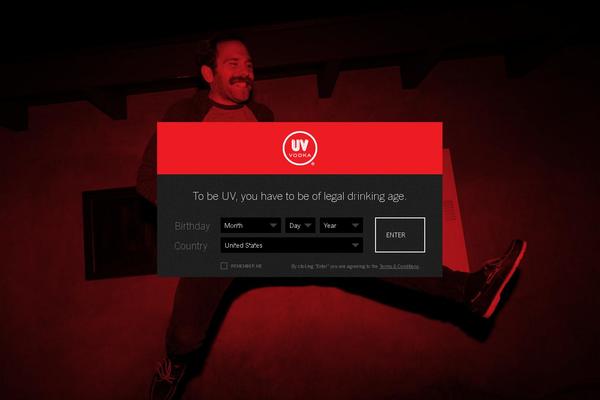 Site using Age-gate plugin