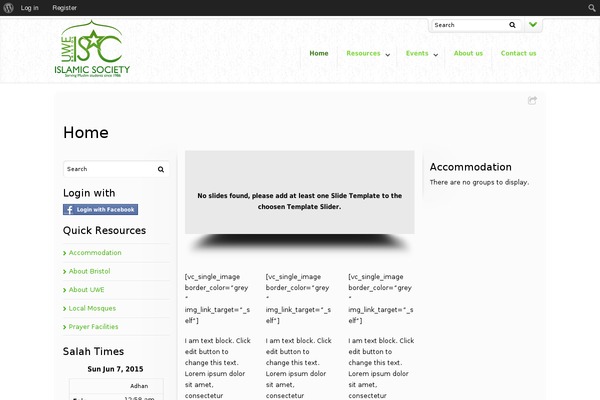 Site using Facebook All plugin