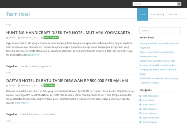 Sark Press theme site design template sample