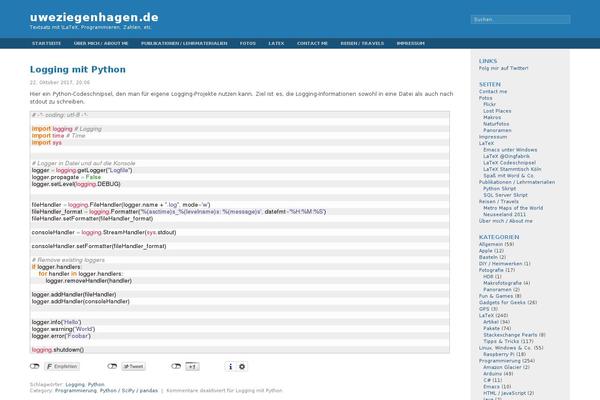 Site using WP About Author plugin