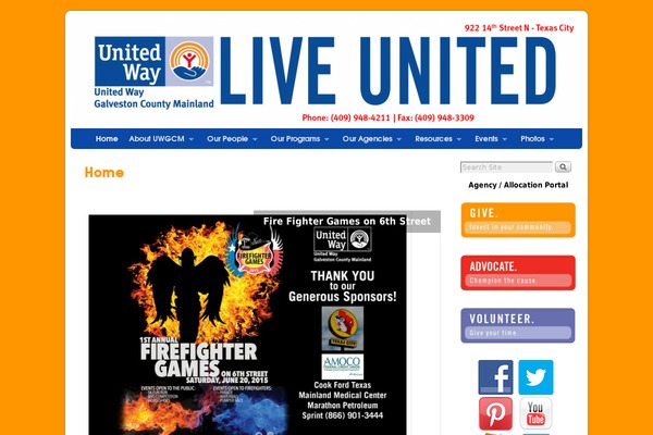Site using Continuous announcement scroller plugin