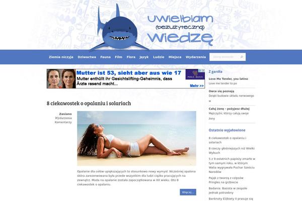 Site using Facebook Widget plugin