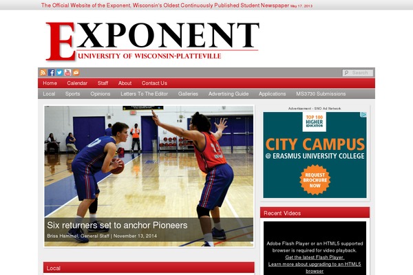 Sno Flex theme site design template sample