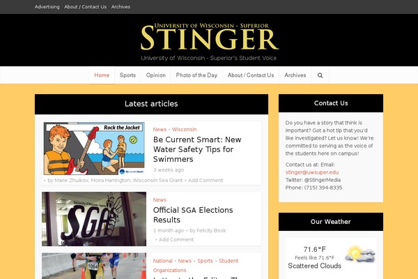 Voice theme site design template sample