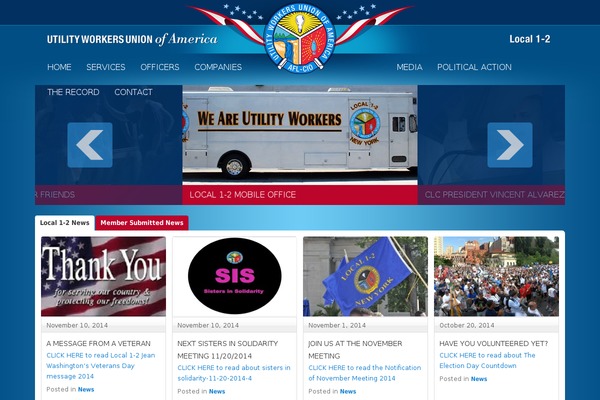 Site using Event Organiser plugin