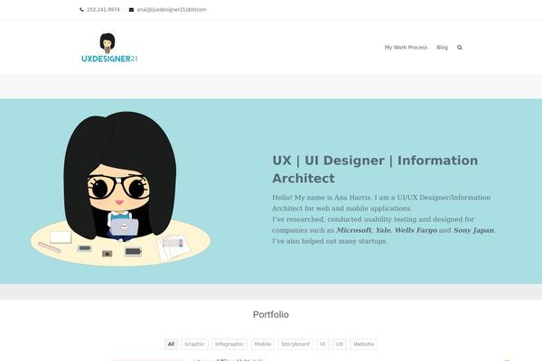 Total theme site design template sample