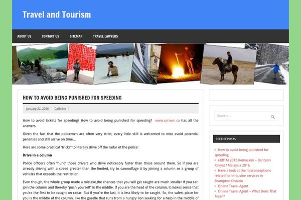 Dynamic News Lite theme site design template sample