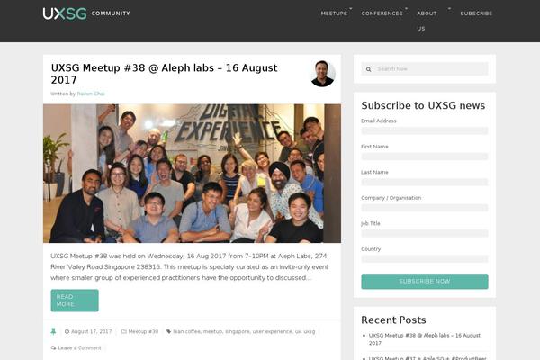 Site using WP Social Networks Widget plugin