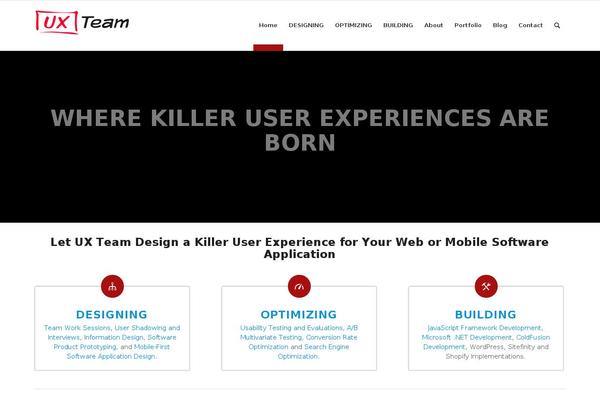Enfold-child theme site design template sample