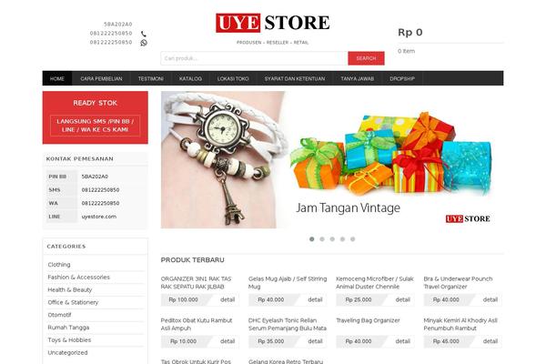 uyestore.com site used Sandaljepit