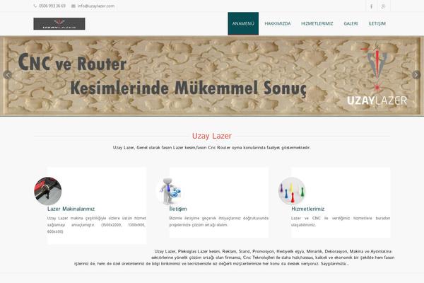 Deserve theme site design template sample