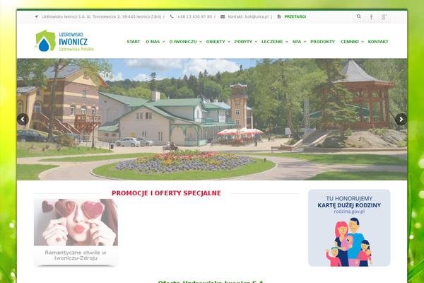 Envision theme site design template sample