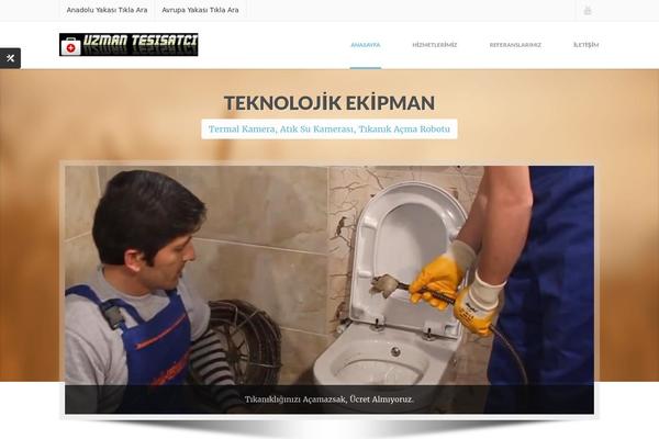 Aqua theme site design template sample