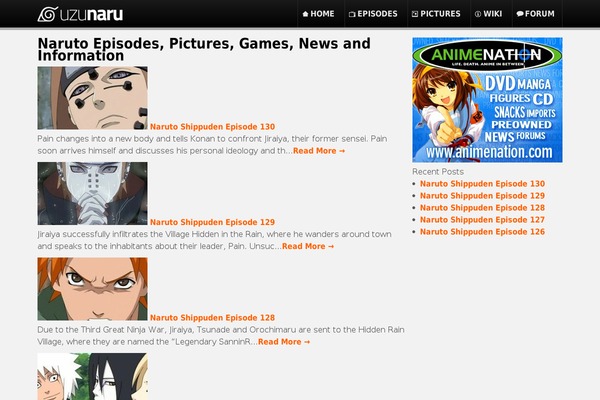 uzumakinaruto.net site used Naruto