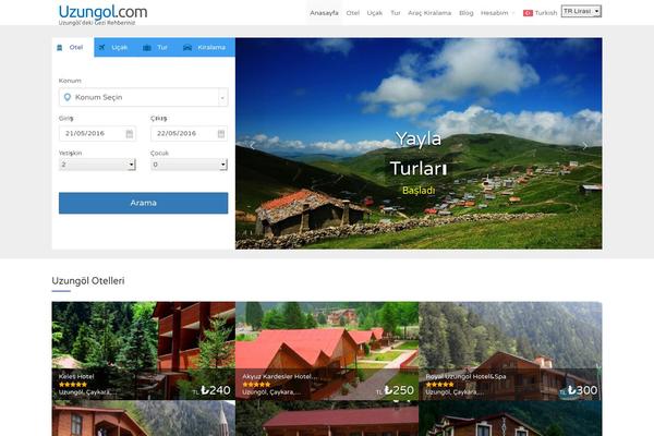 Trendy Travel theme site design template sample