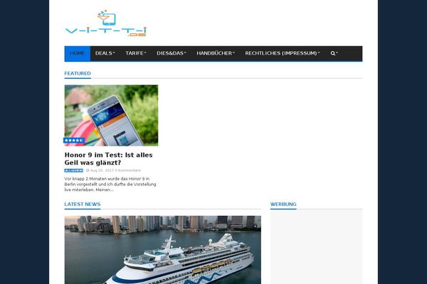 Goliath theme site design template sample