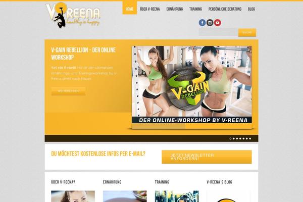 Fusion theme site design template sample