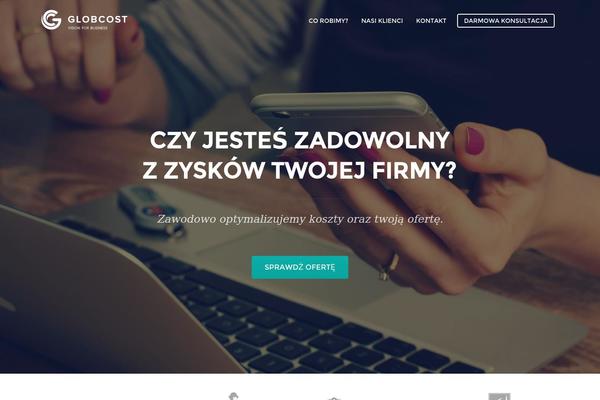 Frost theme site design template sample