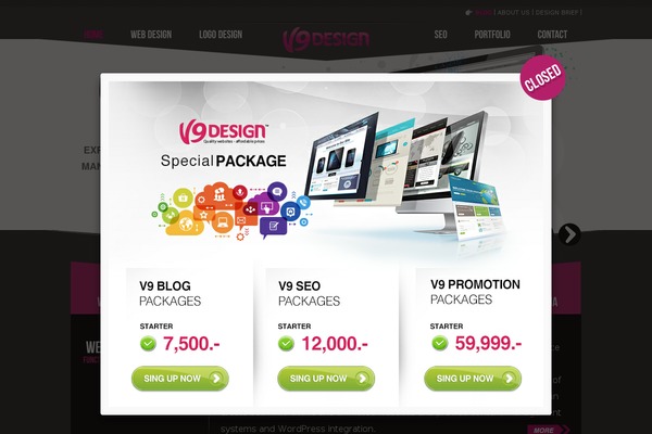Cocoon-child-master theme site design template sample