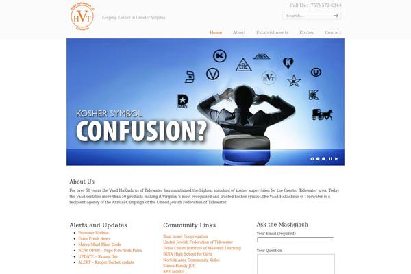 Site using Easy Table plugin
