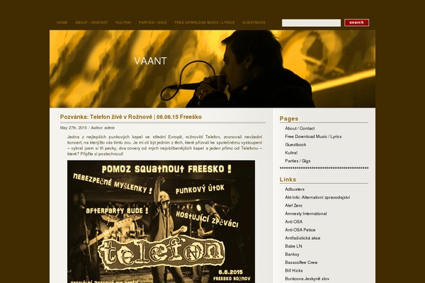 Deep Silent theme site design template sample