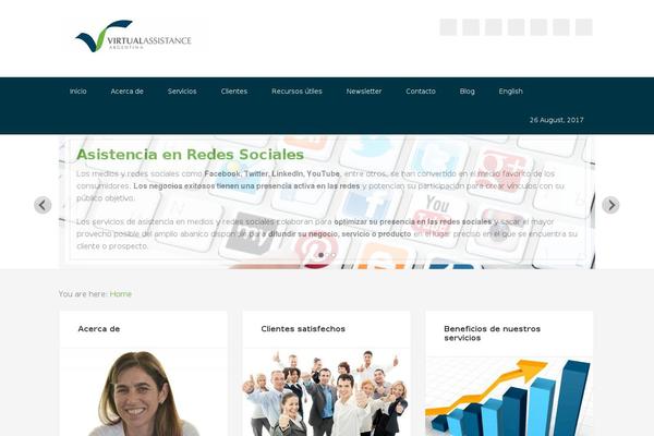 Enterprise Pro theme site design template sample