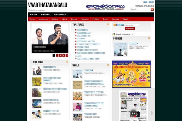 Bignews theme site design template sample