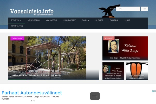 Sahifa theme site design template sample